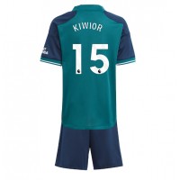 Arsenal Jakub Kiwior #15 Rezervni Dres za djecu 2023-24 Kratak Rukav (+ Kratke hlače)